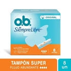 OB TAMPON S.LIBRE x8Un. SUPER