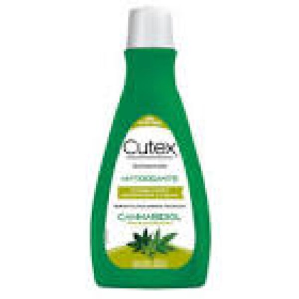 CUTEX QUITAESMALTE ANTIOX & CBD x100ml.